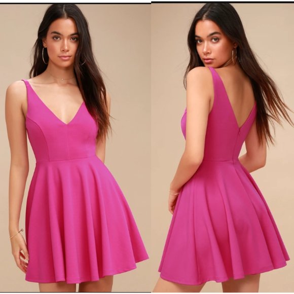 lulus darling delight skater dress